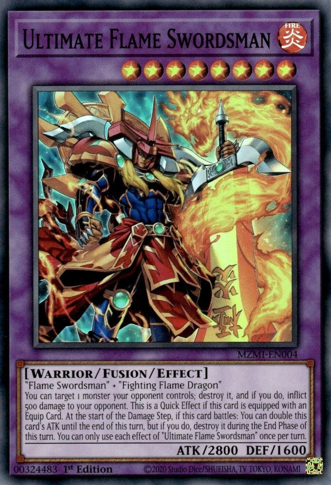 Image for Ultimate Flame Swordsman (MZMI-EN004) (Maze of Millennia) - YuGiOh