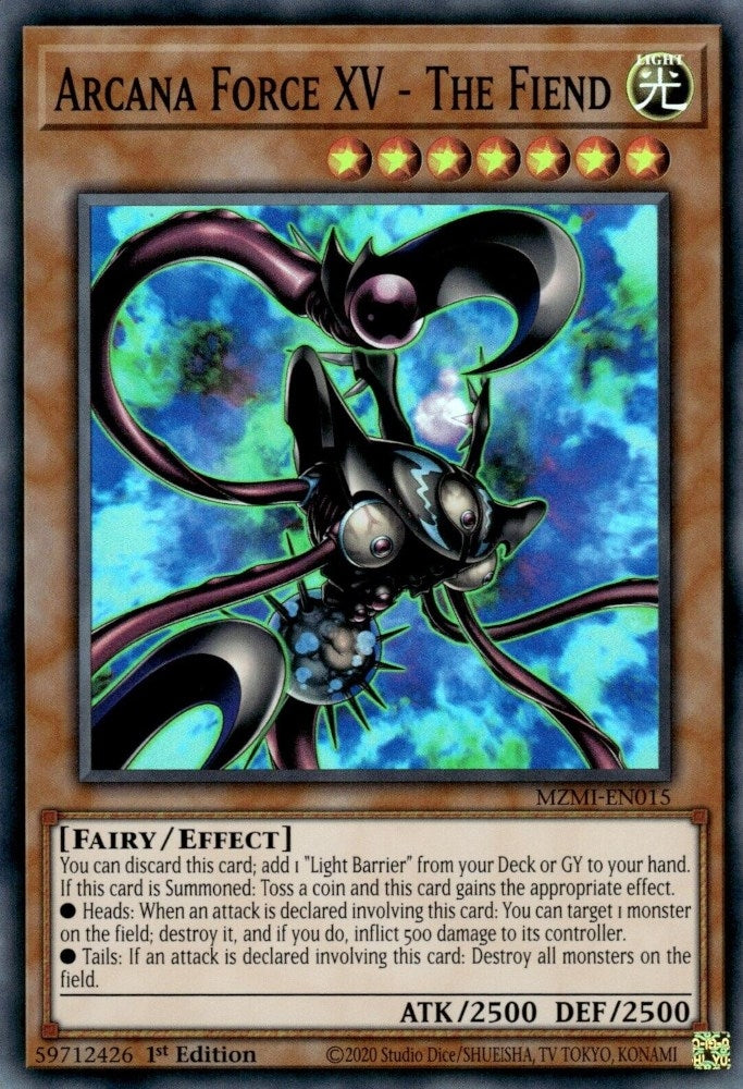 Image for Arcana Force XV - The Fiend (MZMI-EN015) (Maze of Millennia) - YuGiOh