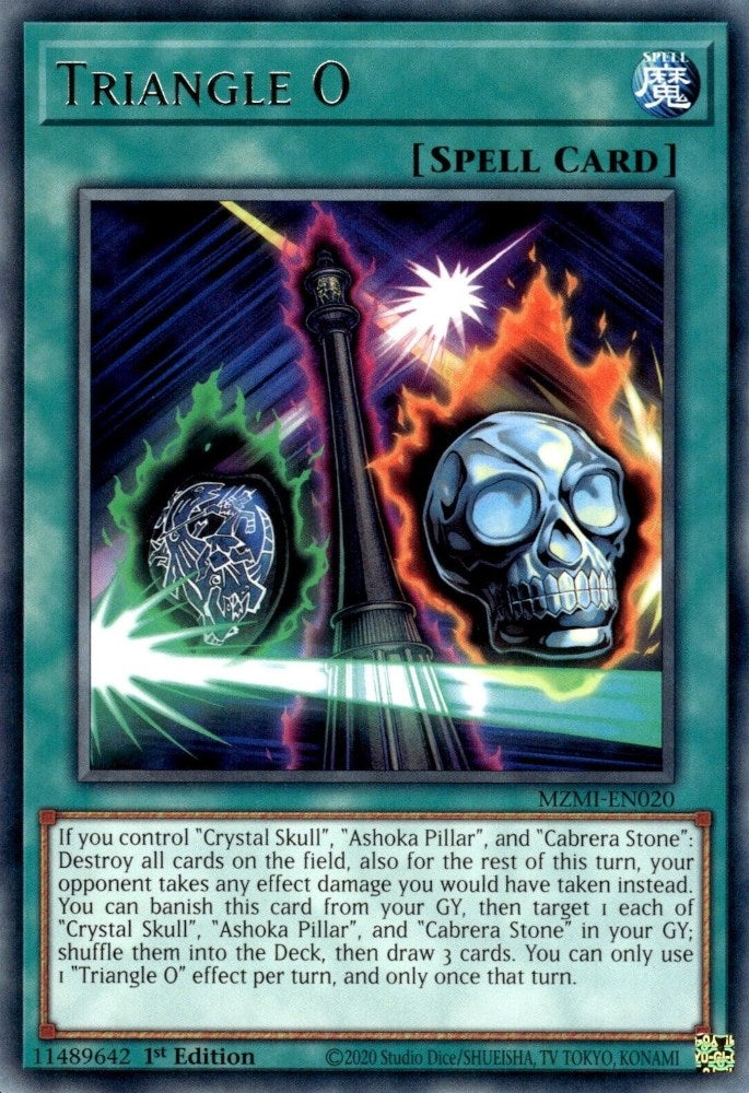 Image for Triangle O (MZMI-EN020) (Maze of Millennia) - YuGiOh