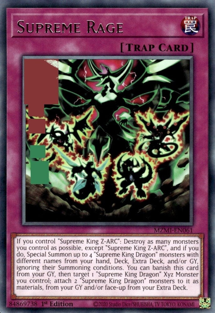 Image for Supreme Rage (MZMI-EN061) (Maze of Millennia) - YuGiOh