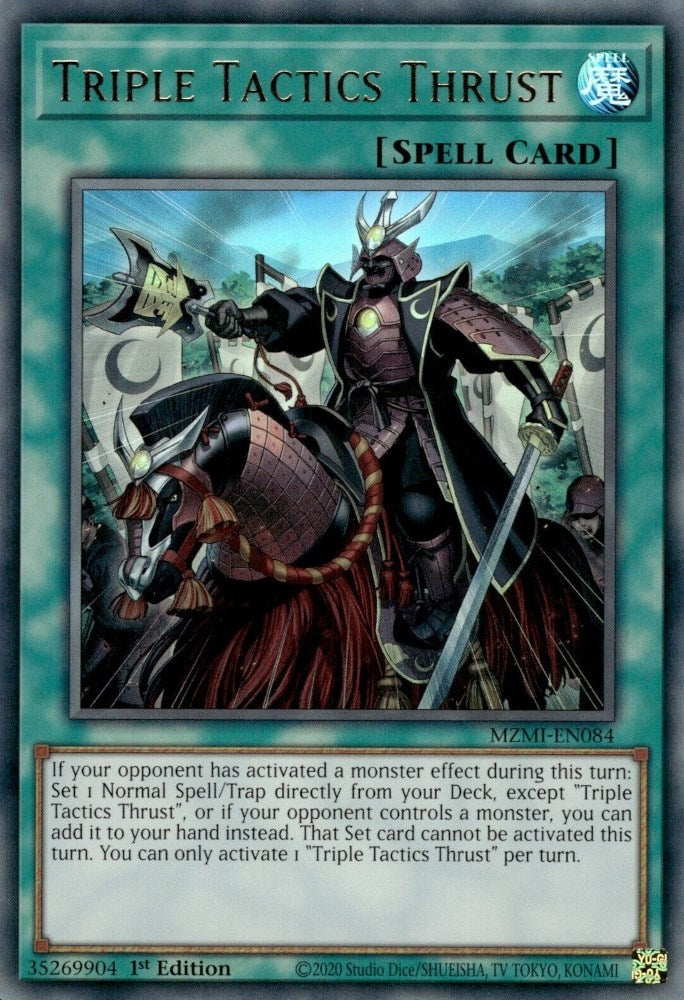 Image for Triple Tactics Thrust (MZMI-EN084) (Maze of Millennia) - YuGiOh