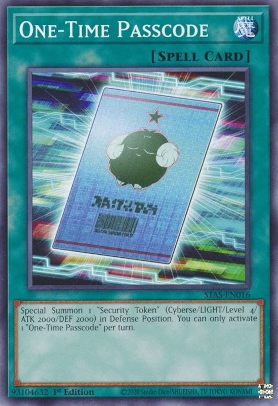 Image for One-Time Passcode (STAS-EN016) (2-Player Starter Set) - YuGiOh