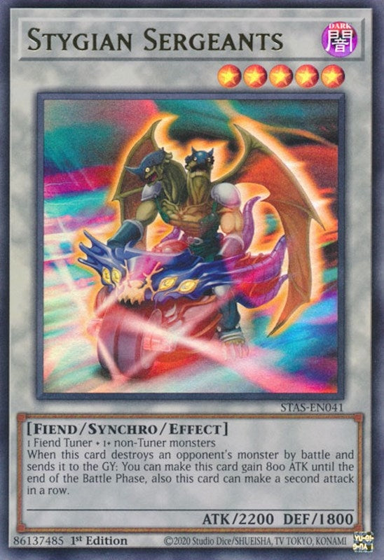 Image for Stygian Sergeants (STAS-EN041) (2-Player Starter Set) - YuGiOh