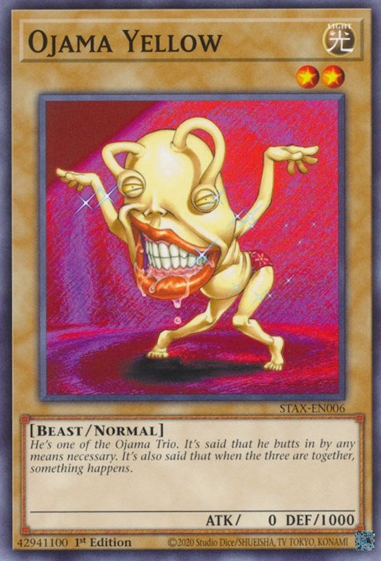Image for Ojama Yellow (STAX-EN006) (2-Player Starter Set) - YuGiOh