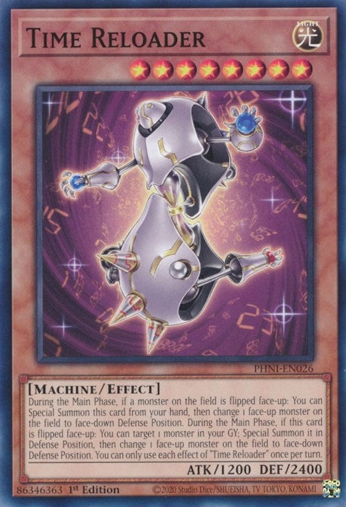 Image for Time Reloader (PHNI-EN026) (Phantom Nightmare) - YuGiOh