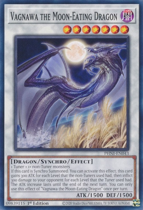 Image for Vagnawa the Moon-Eating Dragon (PHNI-EN043) (Phantom Nightmare) - YuGiOh