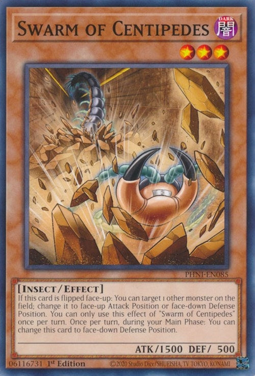 Image for Swarm of Centipedes (PHNI-EN085) (Phantom Nightmare) - YuGiOh