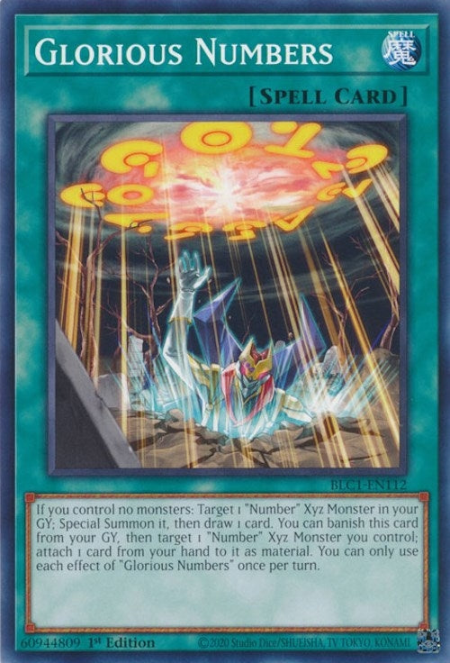Image for Glorious Numbers (BLC1-EN112) (Battles of Legend: Chapter 1) - YuGiOh