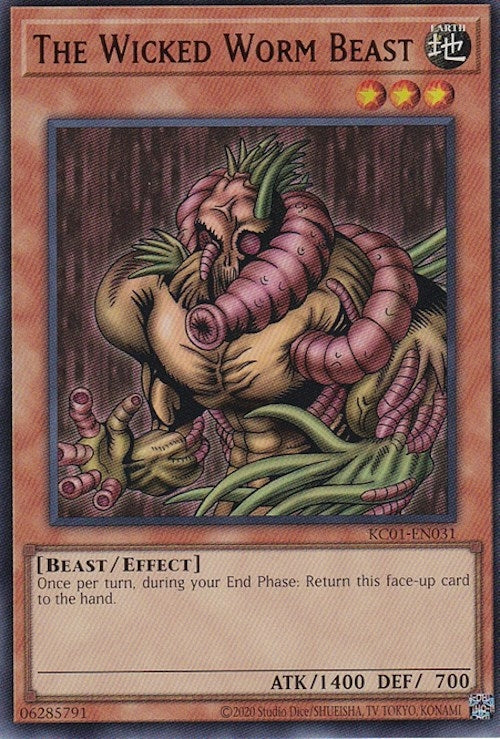 Image for The Wicked Worm Beast (KC01-EN031) (25th Anniversary Ultimate Kaiba Set) - YuGiOh