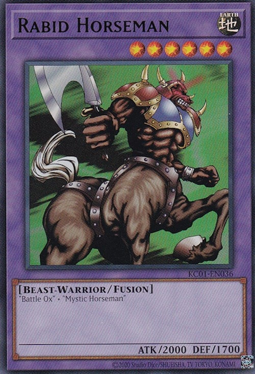 Image for Rabid Horseman (KC01-EN036) (25th Anniversary Ultimate Kaiba Set) - YuGiOh