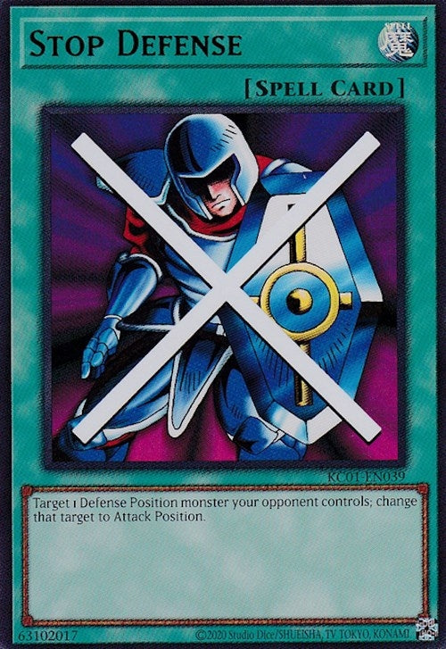 Image for Stop Defense (KC01-EN039) (25th Anniversary Ultimate Kaiba Set) - YuGiOh