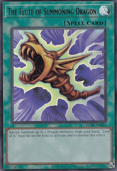 Image for The Flute of Summoning Dragon (KC01-EN041) (25th Anniversary Ultimate Kaiba Set) - YuGiOh