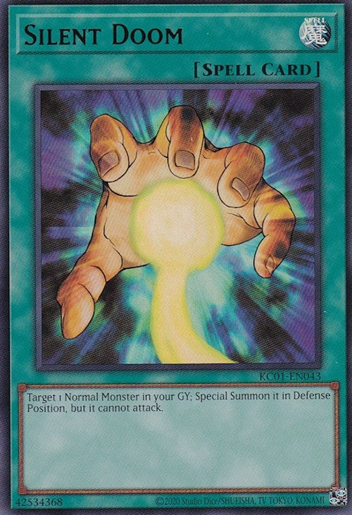 Image for Silent Doom (KC01-EN043) (25th Anniversary Ultimate Kaiba Set) - YuGiOh