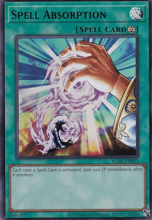 Image for Spell Absorption (KC01-EN052) (25th Anniversary Ultimate Kaiba Set) - YuGiOh