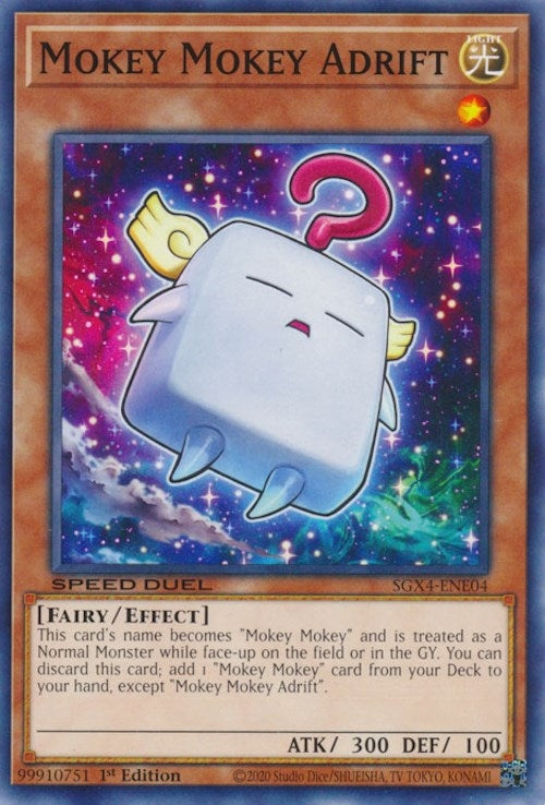Image for Mokey Mokey Adrift (SGX4-ENE04) (Speed Duel GX: Midterm Destruction) - YuGiOh