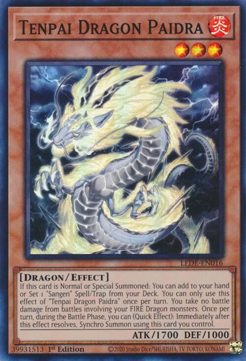 Image for Tenpai Dragon Paidra (LEDE-EN016) (Legacy of Destruction) - YuGiOh