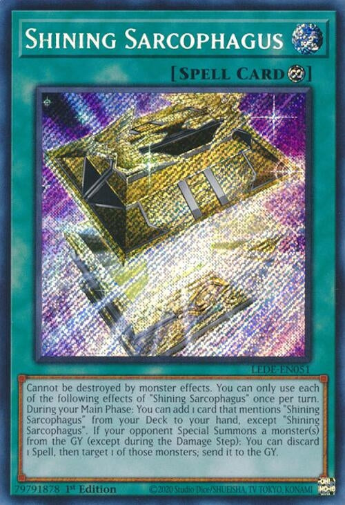 Image for Shining Sarcophagus (LEDE-EN051) (Legacy of Destruction) - YuGiOh
