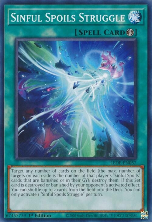 Image for Sinful Spoils Struggle (LEDE-EN057) (Legacy of Destruction) - YuGiOh