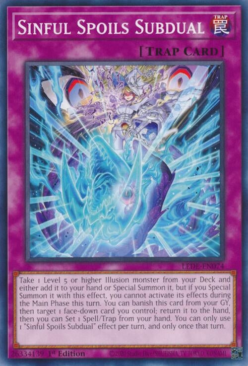 Image for Sinful Spoils Subdual (LEDE-EN074) (Legacy of Destruction) - YuGiOh