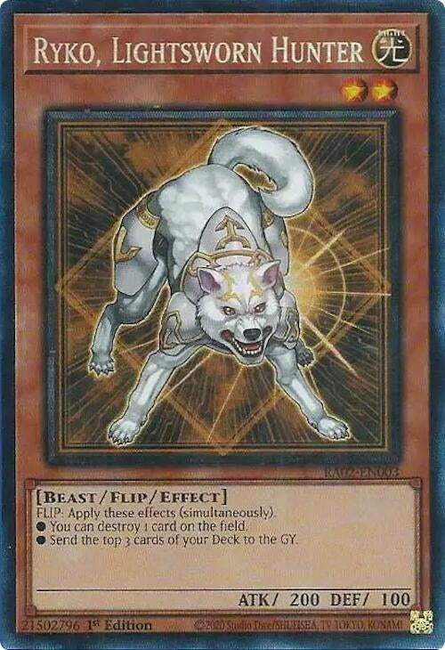 Image for Ryko, Lightsworn Hunter (PCR) (RA02-EN003) (25th Anniversary Rarity Collection II) - YuGiOh