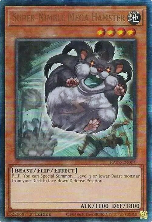 Image for Super-Nimble Mega Hamster (PUR) (RA02-EN004) (25th Anniversary Rarity Collection II) - YuGiOh