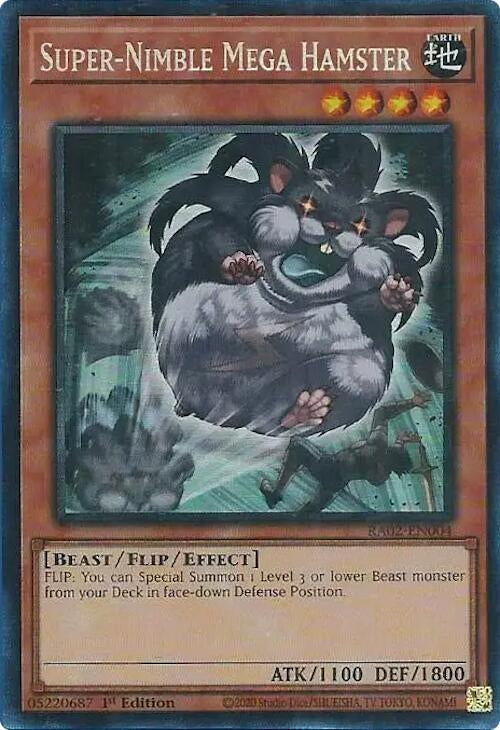 Image for Super-Nimble Mega Hamster (PCR) (RA02-EN004) (25th Anniversary Rarity Collection II) - YuGiOh