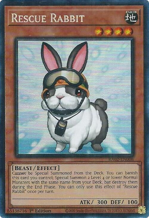 Image for Rescue Rabbit (PCR) (RA02-EN008) (25th Anniversary Rarity Collection II) - YuGiOh