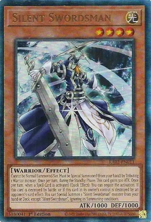 Image for Silent Swordsman (PUR) (RA02-EN011) (25th Anniversary Rarity Collection II) - YuGiOh