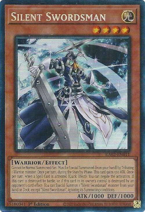 Image for Silent Swordsman (PCR) (RA02-EN011) (25th Anniversary Rarity Collection II) - YuGiOh