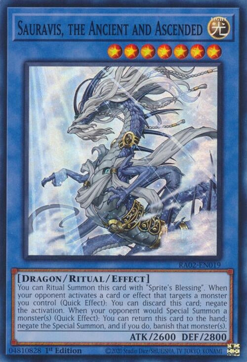 Image for Sauravis, the Ancient and Ascended (RA02-EN019) (25th Anniversary Rarity Collection II) - YuGiOh