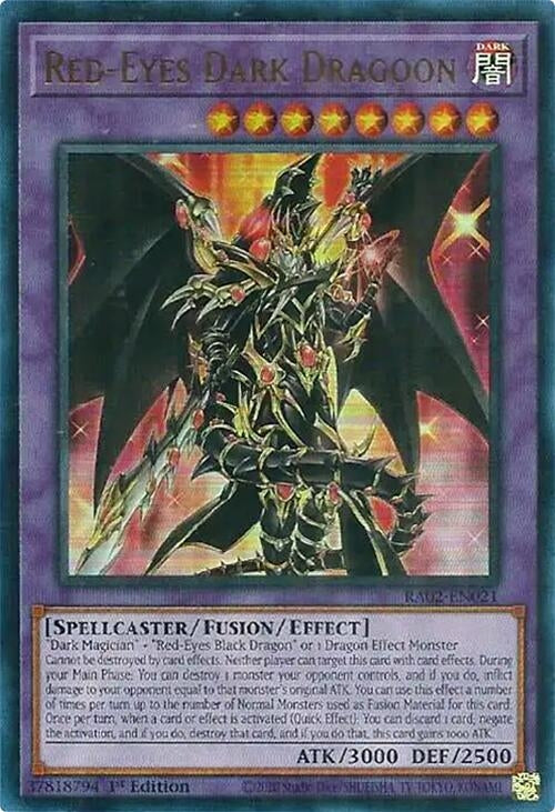 Image for Red-Eyes Dark Dragoon (UR) (RA02-EN021) (25th Anniversary Rarity Collection II) - YuGiOh