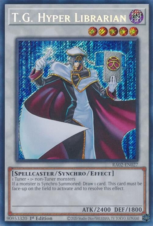 Image for T.G. Hyper Librarian (Secret Rare) (RA02-EN027) (25th Anniversary Rarity Collection II) - YuGiOh