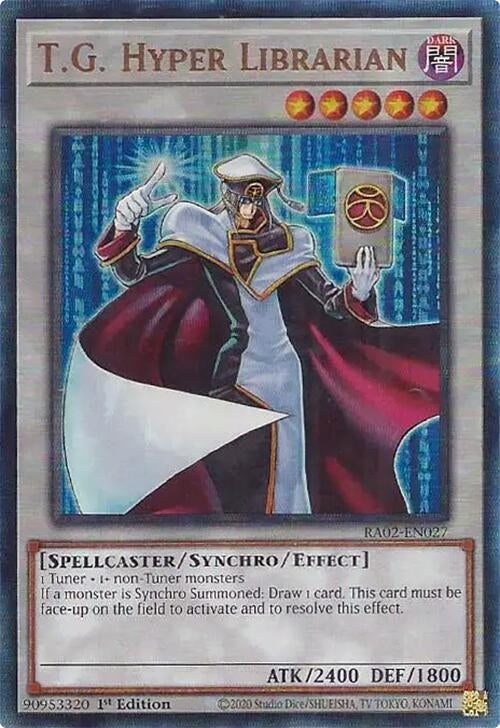 Image for T.G. Hyper Librarian (PUR) (RA02-EN027) (25th Anniversary Rarity Collection II) - YuGiOh