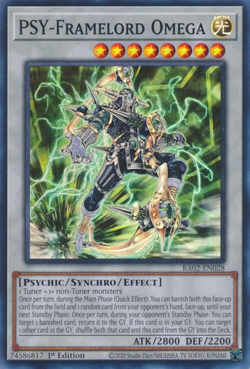 Image for PSY-Framelord Omega (RA02-EN028) (25th Anniversary Rarity Collection II) - YuGiOh