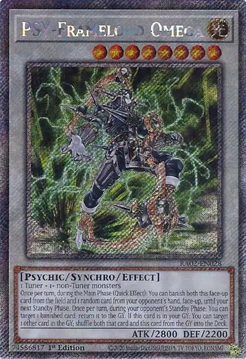 Image for PSY-Framelord Omega (Platinum Secret Rare) (RA02-EN028) (25th Anniversary Rarity Collection II) - YuGiOh
