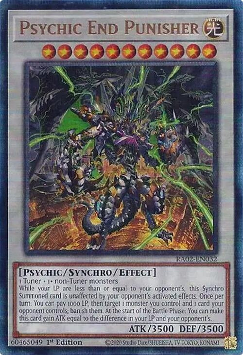 Image for Psychic End Punisher (PUR) (RA02-EN032) (25th Anniversary Rarity Collection II) - YuGiOh