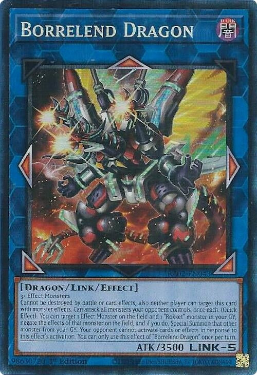 Image for Borrelend Dragon (PCR) (RA02-EN043) (25th Anniversary Rarity Collection II) - YuGiOh