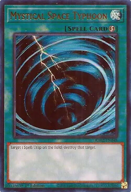 Image for Mystical Space Typhoon (UR) (RA02-EN048) (25th Anniversary Rarity Collection II) - YuGiOh
