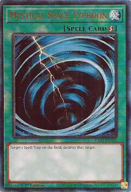 Image for Mystical Space Typhoon (PUR) (RA02-EN048) (25th Anniversary Rarity Collection II) - YuGiOh