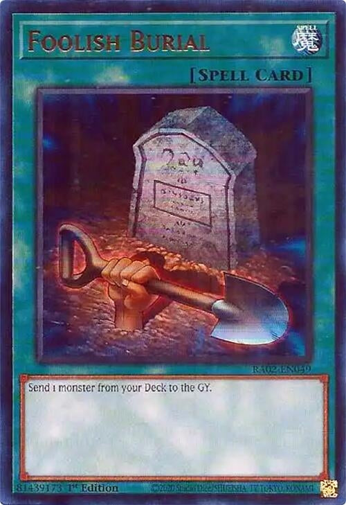 Image for Foolish Burial (UR) (RA02-EN049) (25th Anniversary Rarity Collection II) - YuGiOh