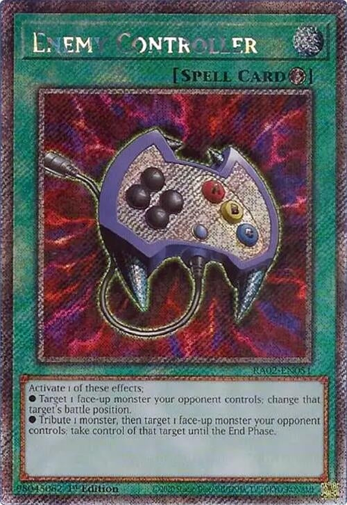 Image for Enemy Controller (Platinum Secret Rare) (RA02-EN051) (25th Anniversary Rarity Collection II) - YuGiOh