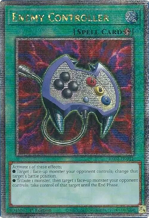 Image for Enemy Controller (Quarter Century Secret Rare) (RA02-EN051) (25th Anniversary Rarity Collection II) - YuGiOh