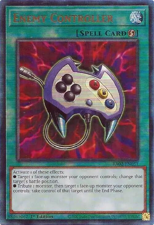 Image for Enemy Controller (PUR) (RA02-EN051) (25th Anniversary Rarity Collection II) - YuGiOh