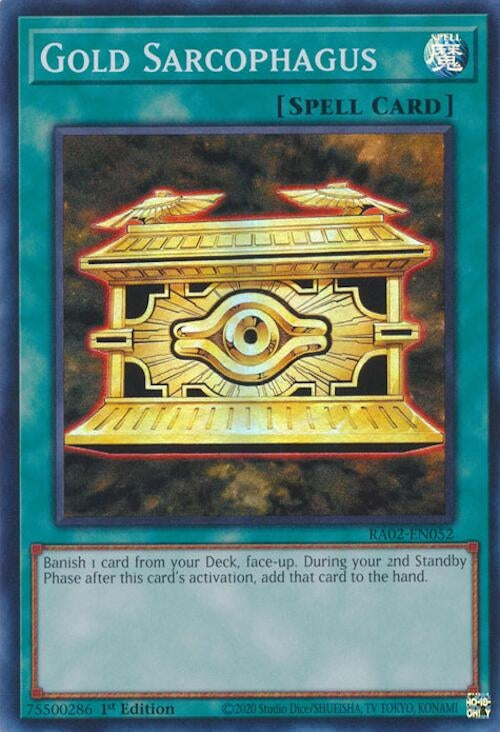 Image for Gold Sarcophagus (RA02-EN052) (25th Anniversary Rarity Collection II) - YuGiOh