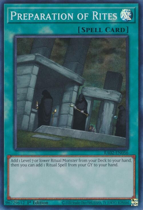 Image for Preparation of Rites (RA02-EN056) (25th Anniversary Rarity Collection II) - YuGiOh