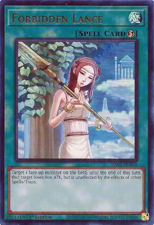 Image for Forbidden Lance (UR) (RA02-EN058) (25th Anniversary Rarity Collection II) - YuGiOh