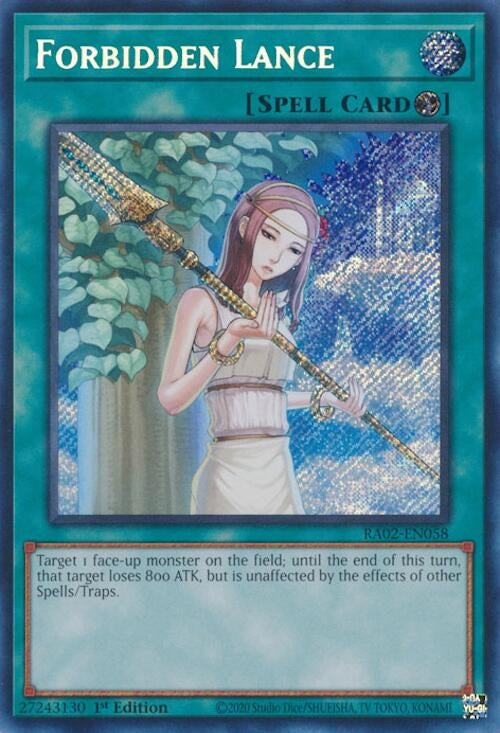 Image for Forbidden Lance (Secret Rare) (RA02-EN058) (25th Anniversary Rarity Collection II) - YuGiOh