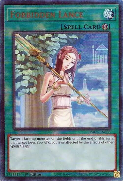 Image for Forbidden Lance (PUR) (RA02-EN058) (25th Anniversary Rarity Collection II) - YuGiOh