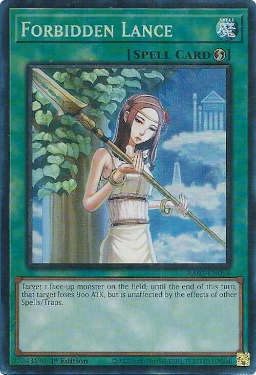 Image for Forbidden Lance (PCR) (RA02-EN058) (25th Anniversary Rarity Collection II) - YuGiOh