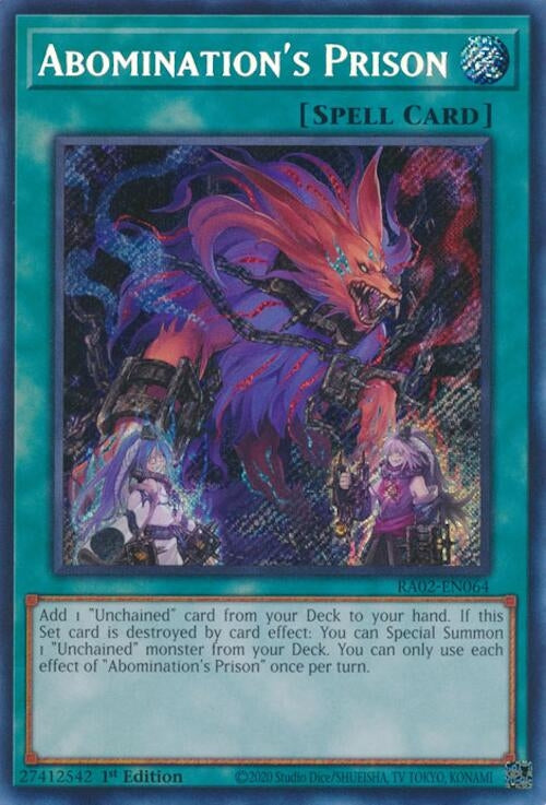 Image for Abomination's Prison (Secret Rare) (RA02-EN064) (25th Anniversary Rarity Collection II) - YuGiOh
